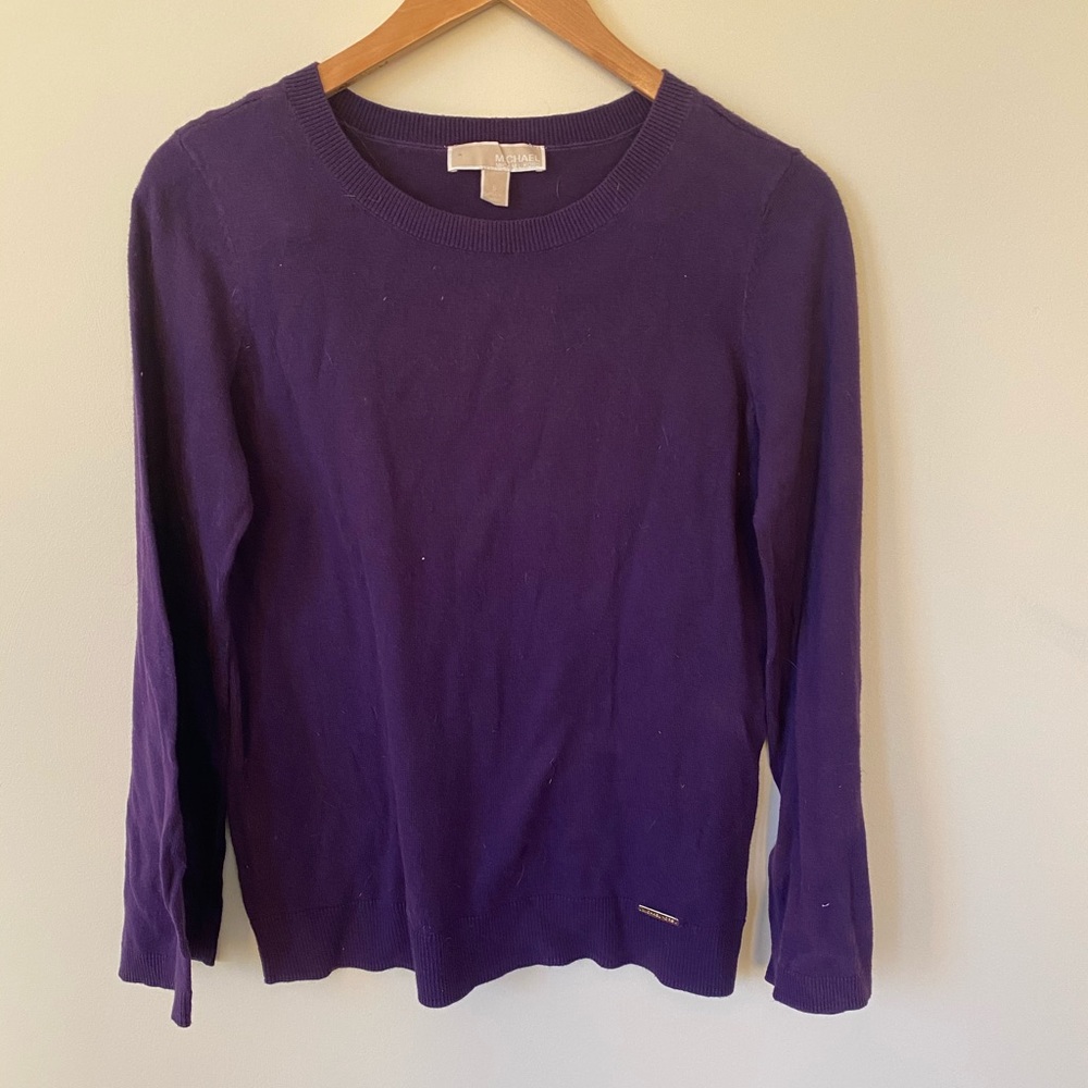 Michael Kors NWOT purple sweater, size small